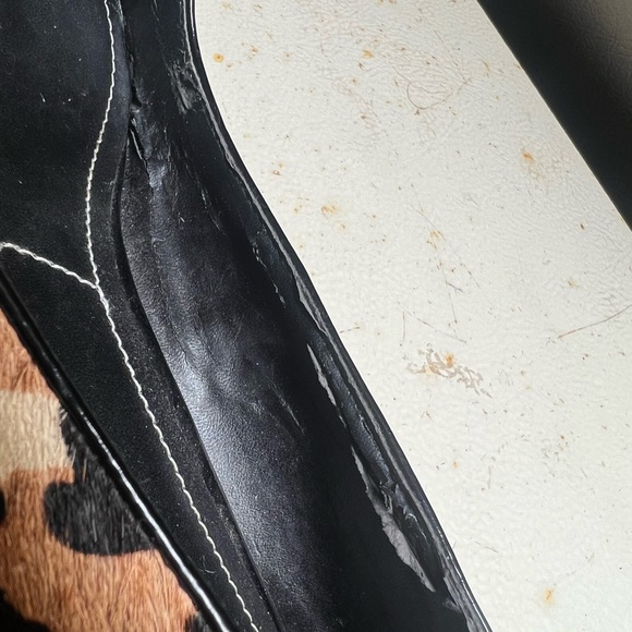 Charles David Tan Black/Tan Drew Leopard Calf Hair kitten Pumps - Picture 5 of 6